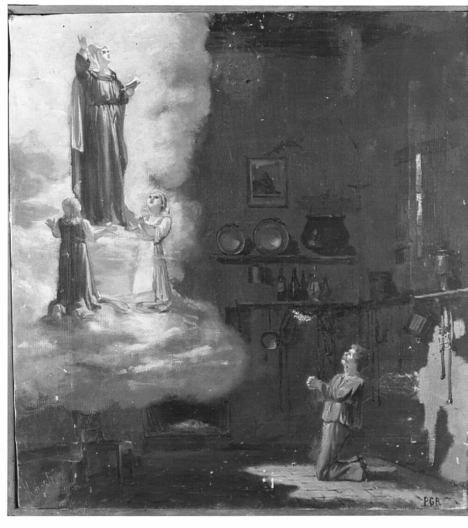 ex voto, opera isolata - ambito bergamasco (seconda metà sec. XIX)