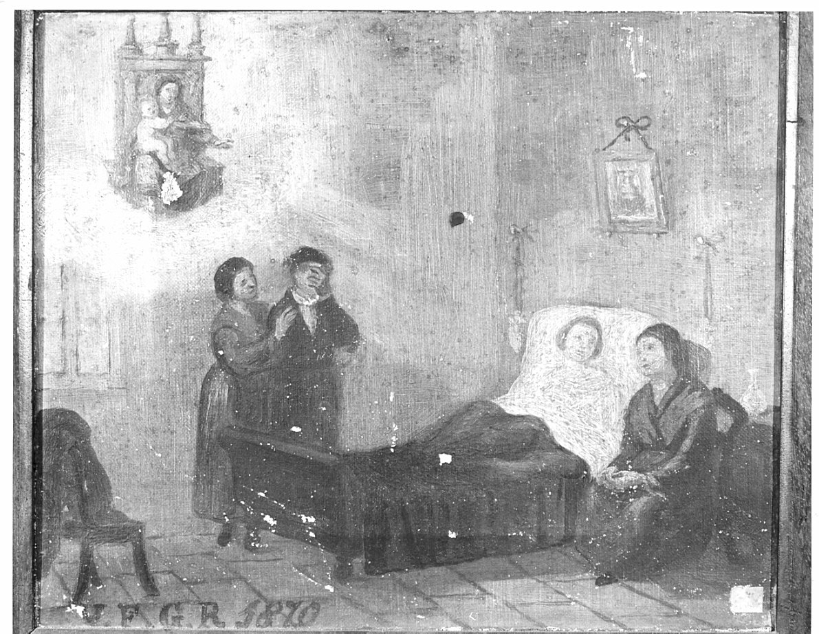 ex voto, opera isolata - ambito bergamasco (sec. XIX)