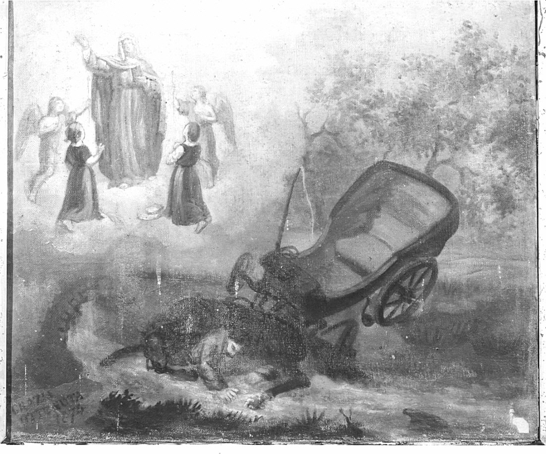 ex voto, opera isolata - ambito bergamasco (sec. XIX)