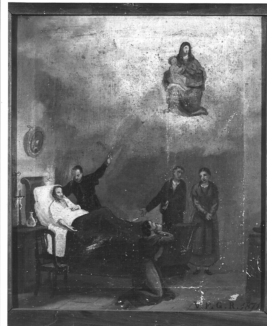 ex voto, opera isolata - ambito bergamasco (sec. XIX)