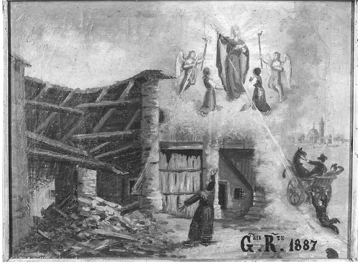 ex voto, opera isolata - ambito bergamasco (sec. XIX)