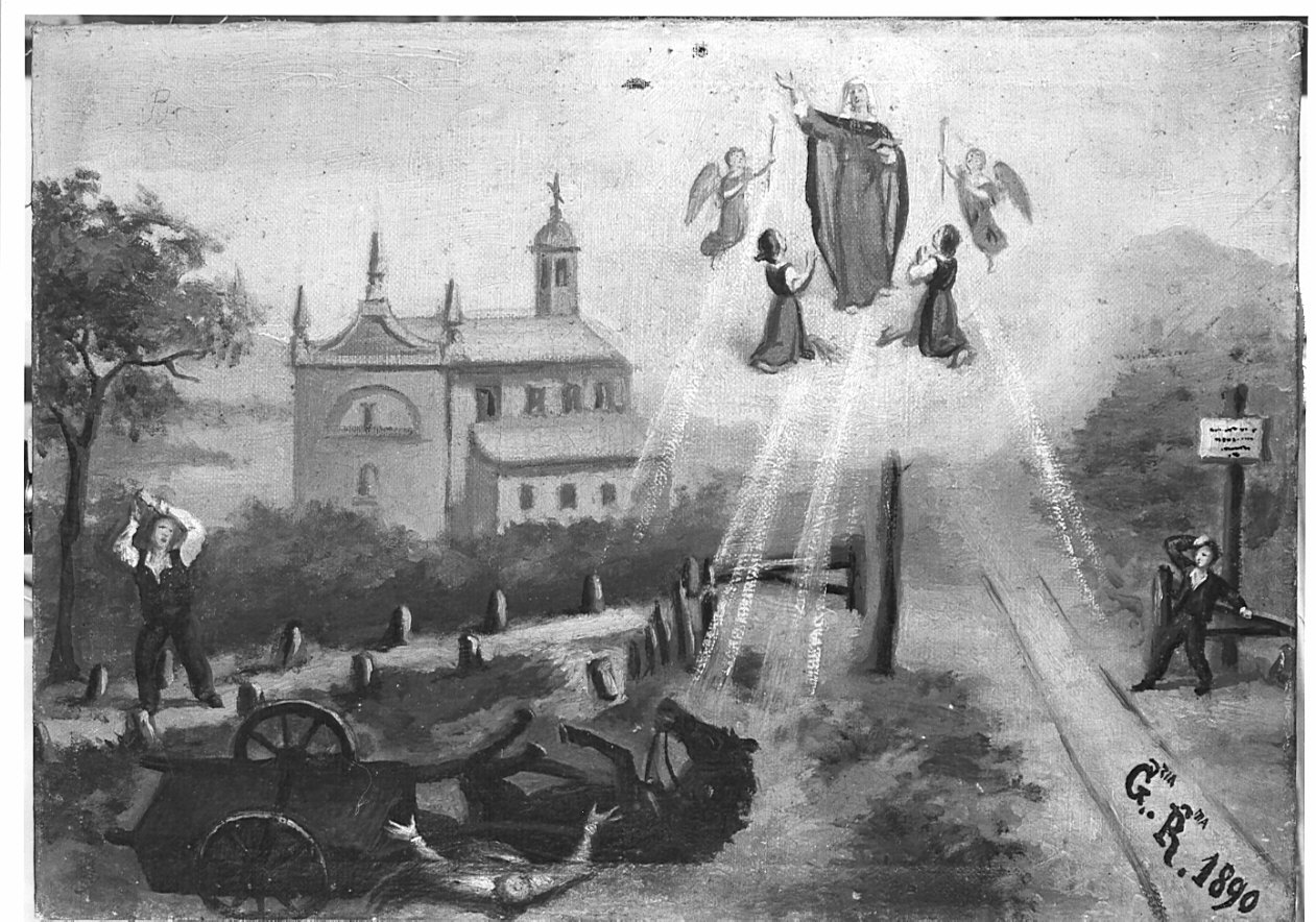 ex voto, opera isolata - ambito bergamasco (sec. XIX)