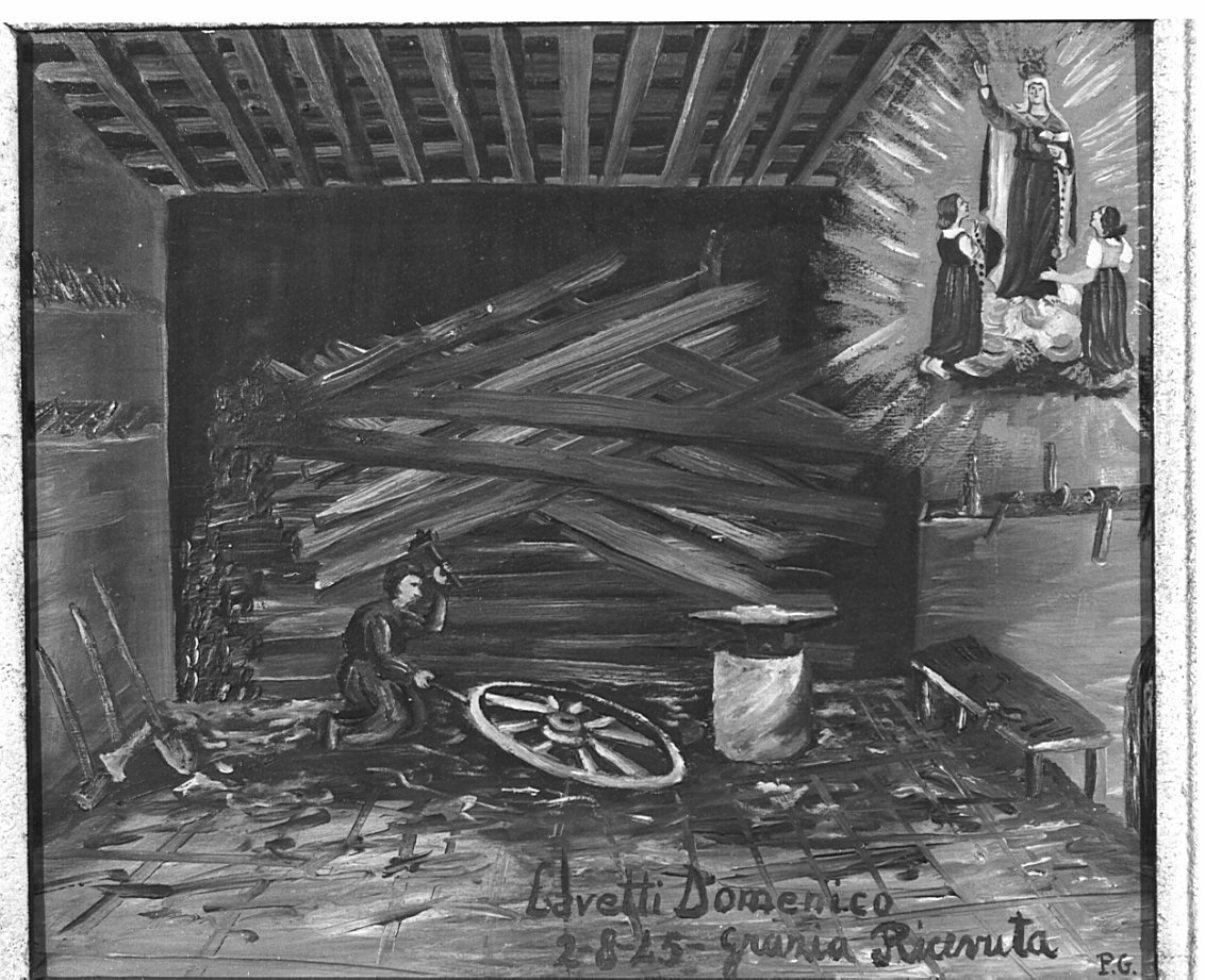 ex voto, opera isolata - ambito bergamasco (sec. XX)