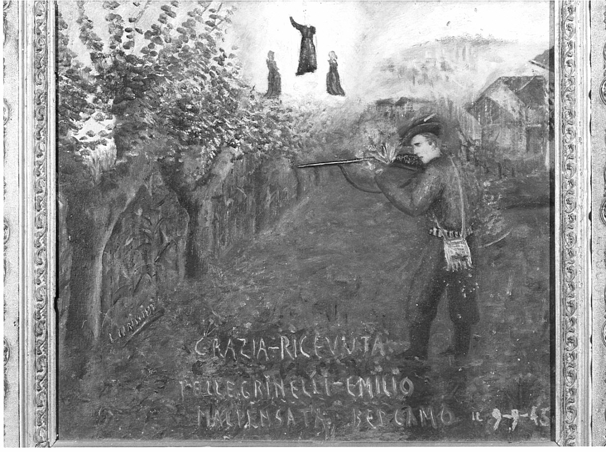 ex voto, opera isolata - ambito bergamasco (sec. XX)