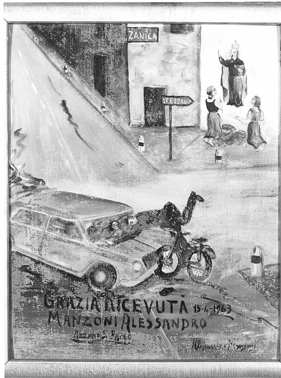 ex voto, opera isolata di Manzoni Alessandro (attribuito) (sec. XX)