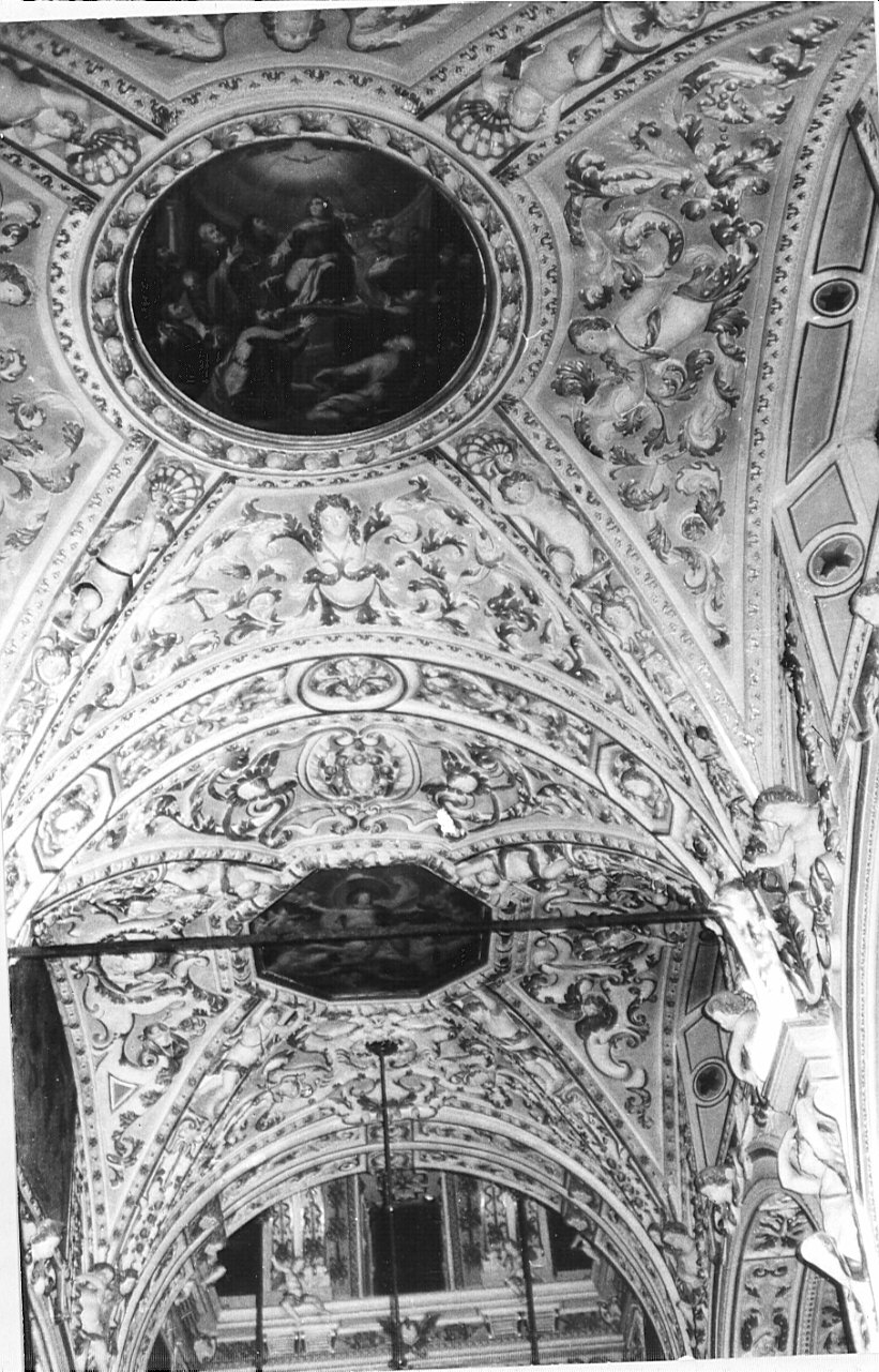 decorazione plastica, insieme - bottega bergamasca (metà sec. XVII)
