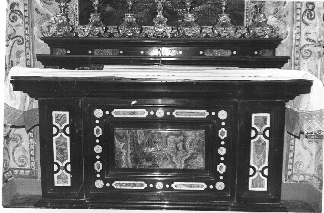 altare, opera isolata - bottega bergamasca (fine/inizio secc. XVII/ XVIII)