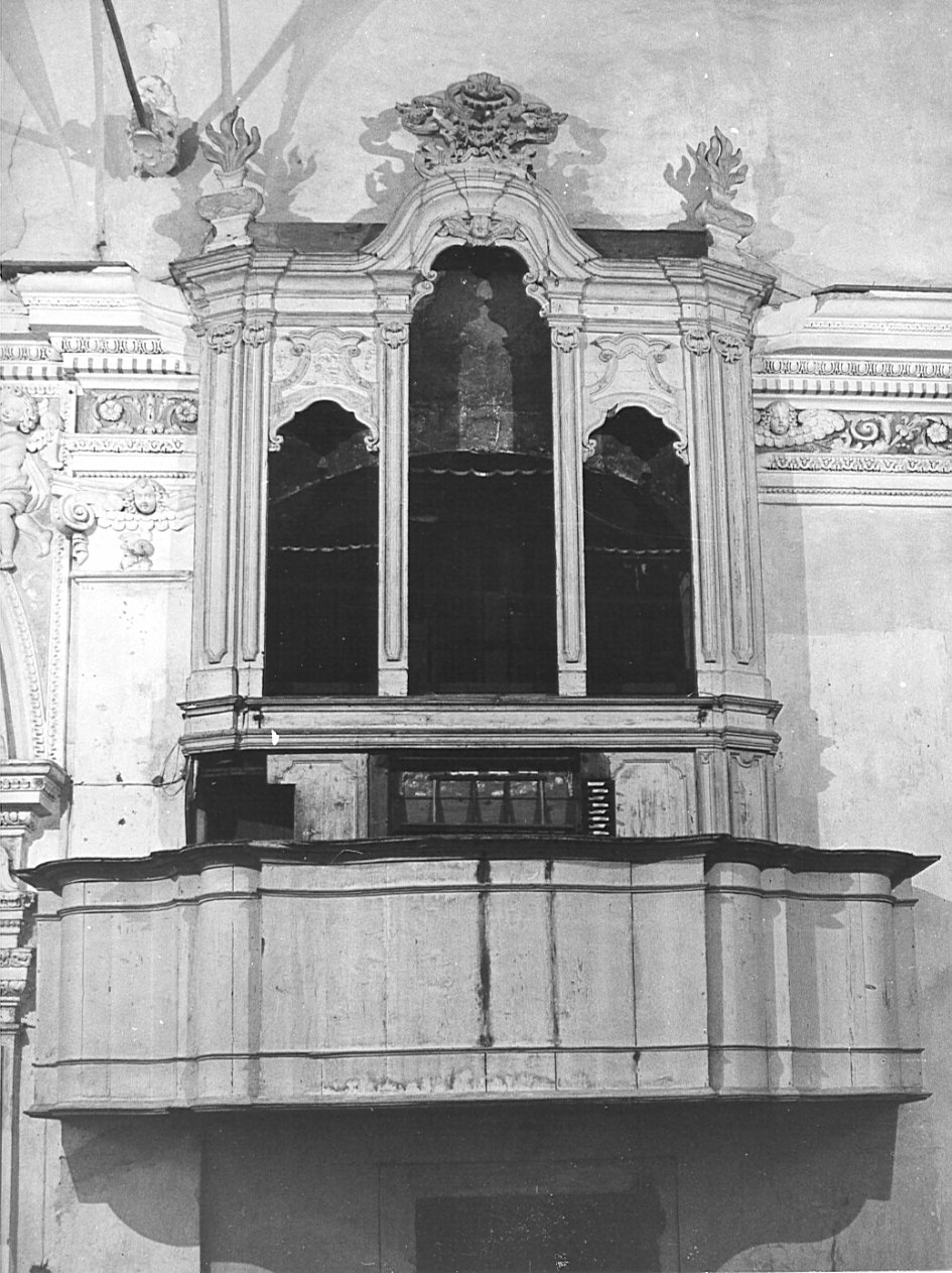tribuna d'organo, opera isolata - bottega bergamasca (seconda metà sec. XVIII)