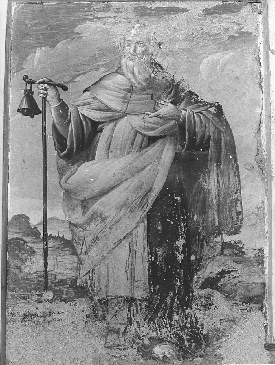 Sant'Antonio Abate (dipinto, opera isolata) - ambito bergamasco (seconda metà sec. XVII)