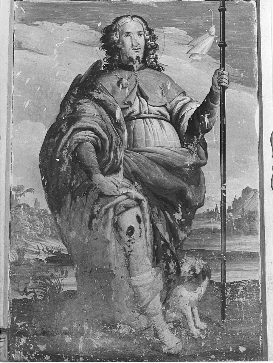 San Rocco (dipinto, opera isolata) - ambito bergamasco (seconda metà sec. XVII)
