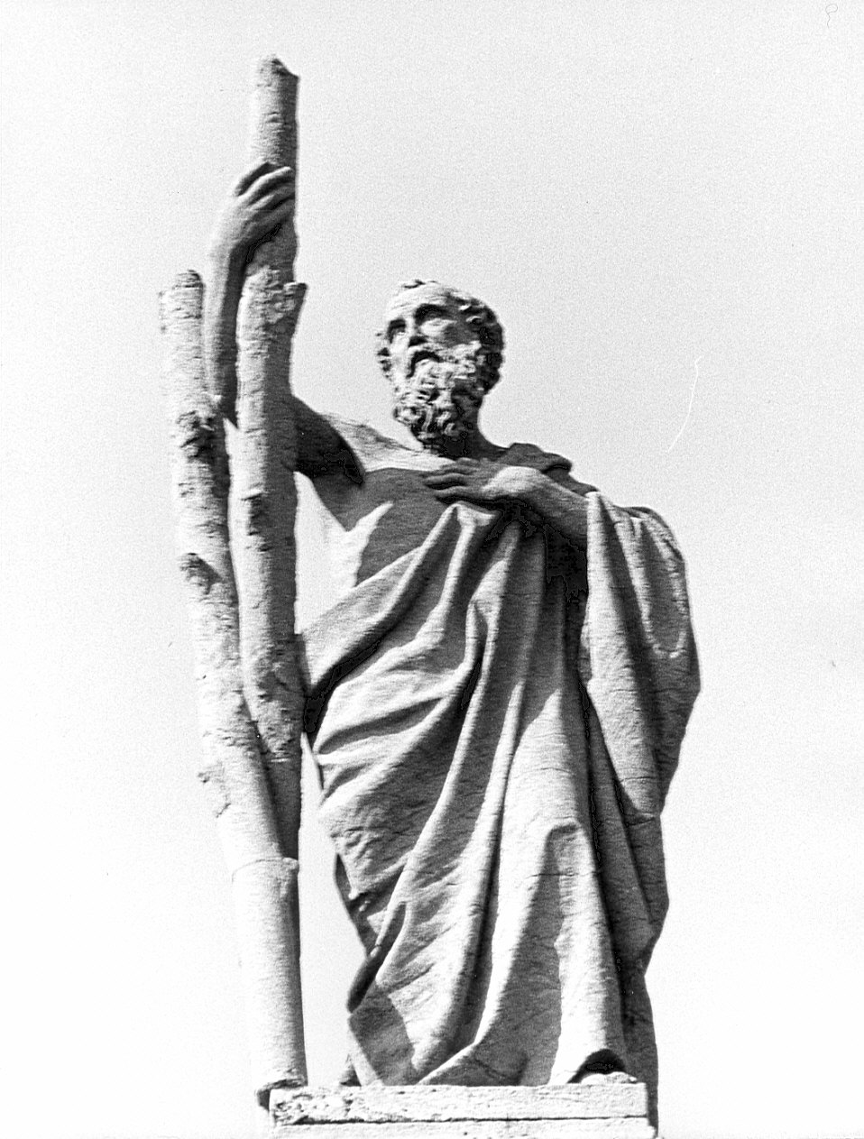 Sant'Andrea (statua, opera isolata) - bottega bergamasca (ultimo quarto sec. XIX)