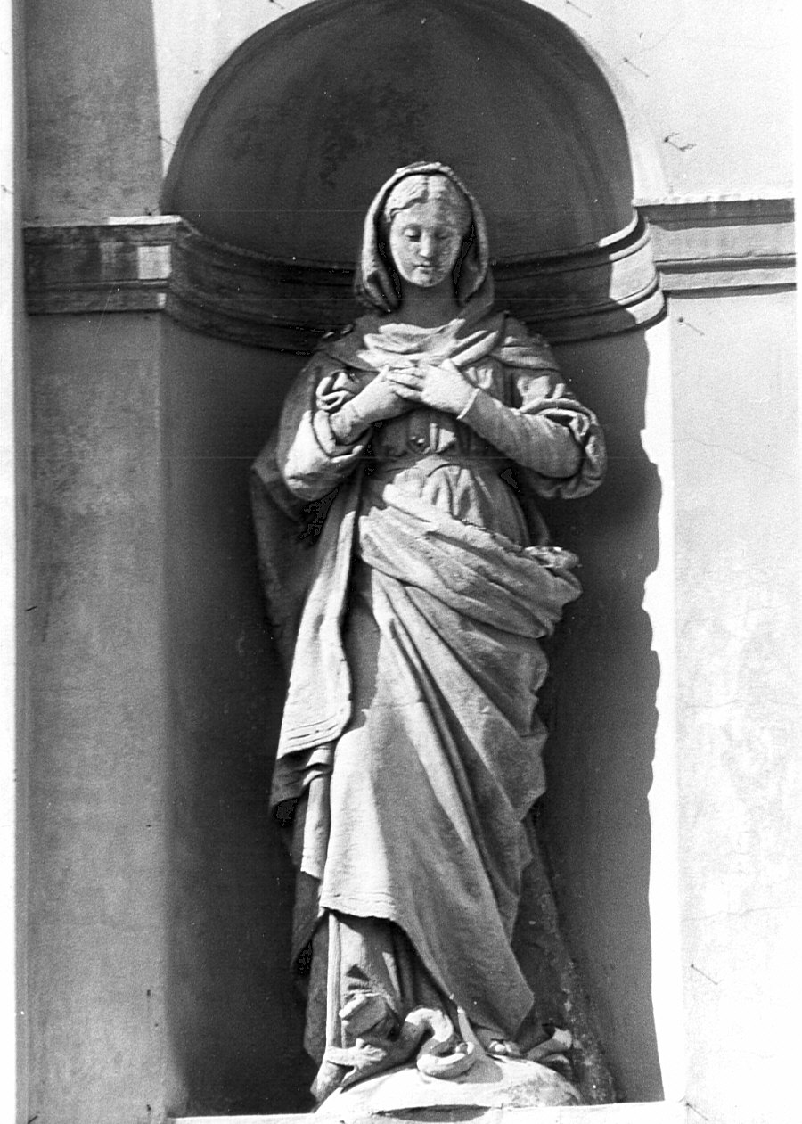 Madonna Immacolata (statua, opera isolata) - bottega bergamasca (ultimo quarto sec. XIX)
