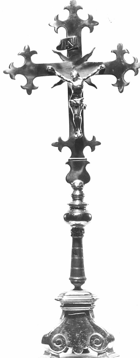 Cristo crocifisso (croce d'altare) - bottega lombarda (sec. XVIII)