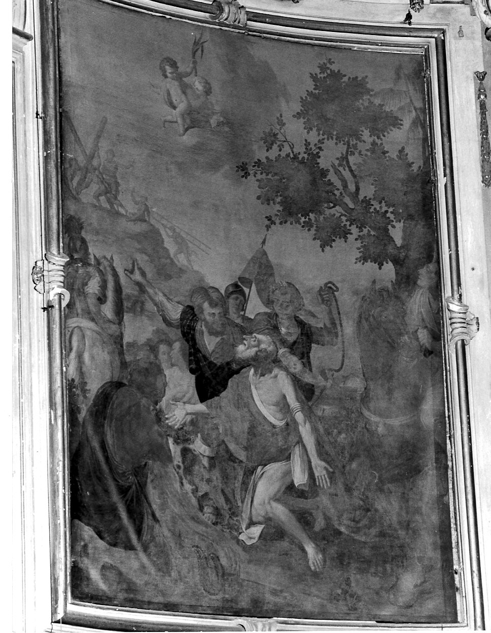 Martirio di Sant'Andrea (dipinto, opera isolata) - ambito lombardo (prima metà sec. XVIII)