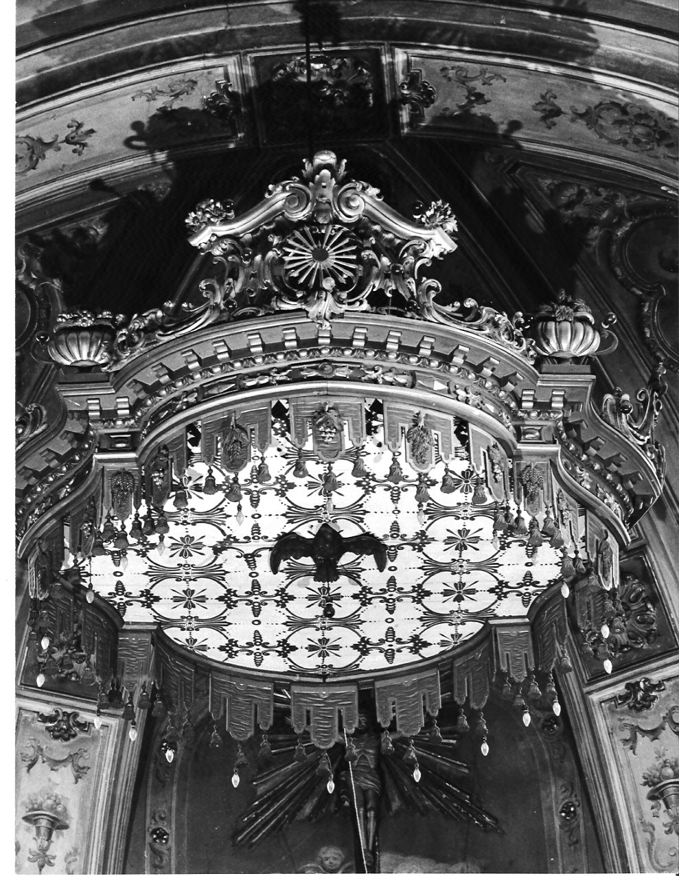 baldacchino d'altare, opera isolata - bottega lombarda (fine/inizio secc. XIX/ XX)