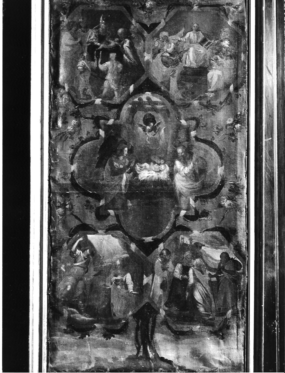 misteri gaudiosi (dipinto, opera isolata) - ambito lombardo (ultimo quarto sec. XVII)