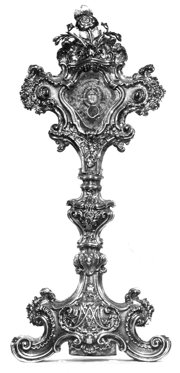 reliquiario - a ostensorio, opera isolata - bottega Italia settentrionale (ultimo quarto sec. XVIII)