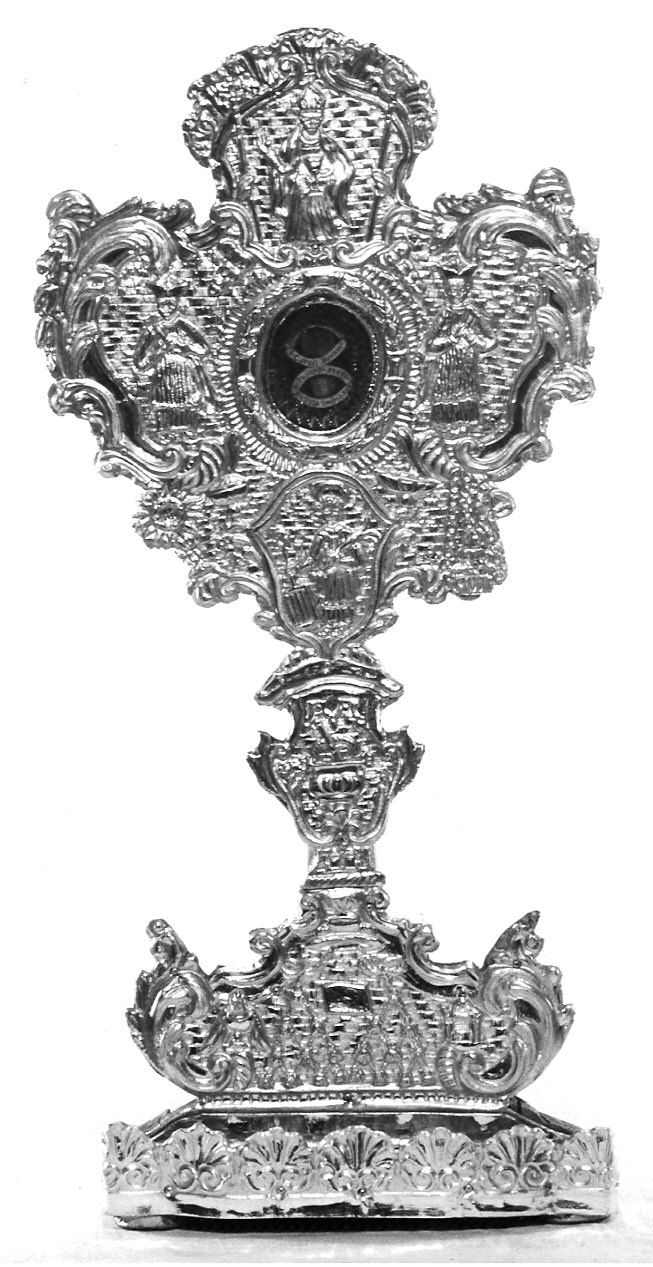 reliquiario - a ostensorio - bottega Italia settentrionale (sec. XVIII)