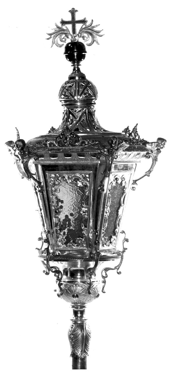 lanterna processionale, serie - bottega Italia settentrionale (fine sec. XIX)