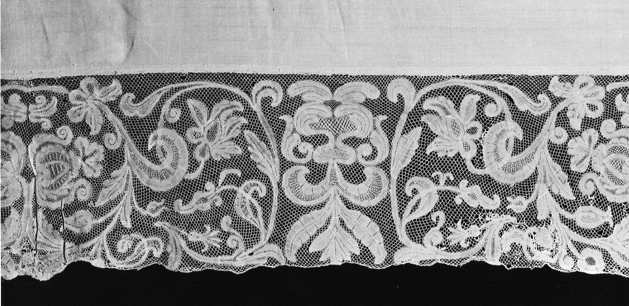 merletto, opera isolata - manifattura lombarda (sec. XVIII)