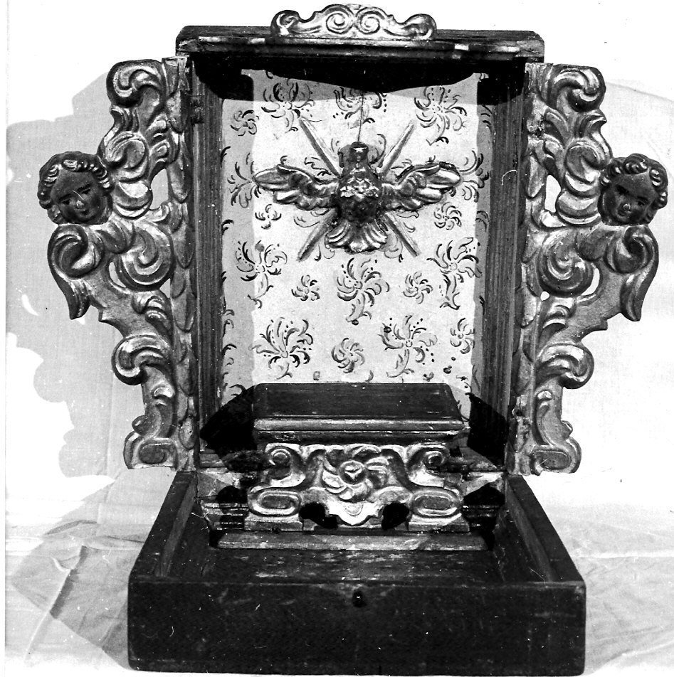 altare portatile, opera isolata - bottega bergamasca (secc. XVII/ XVIII)