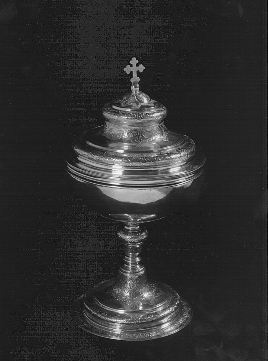 pisside, opera isolata - bottega bergamasca (seconda metà sec. XVII)