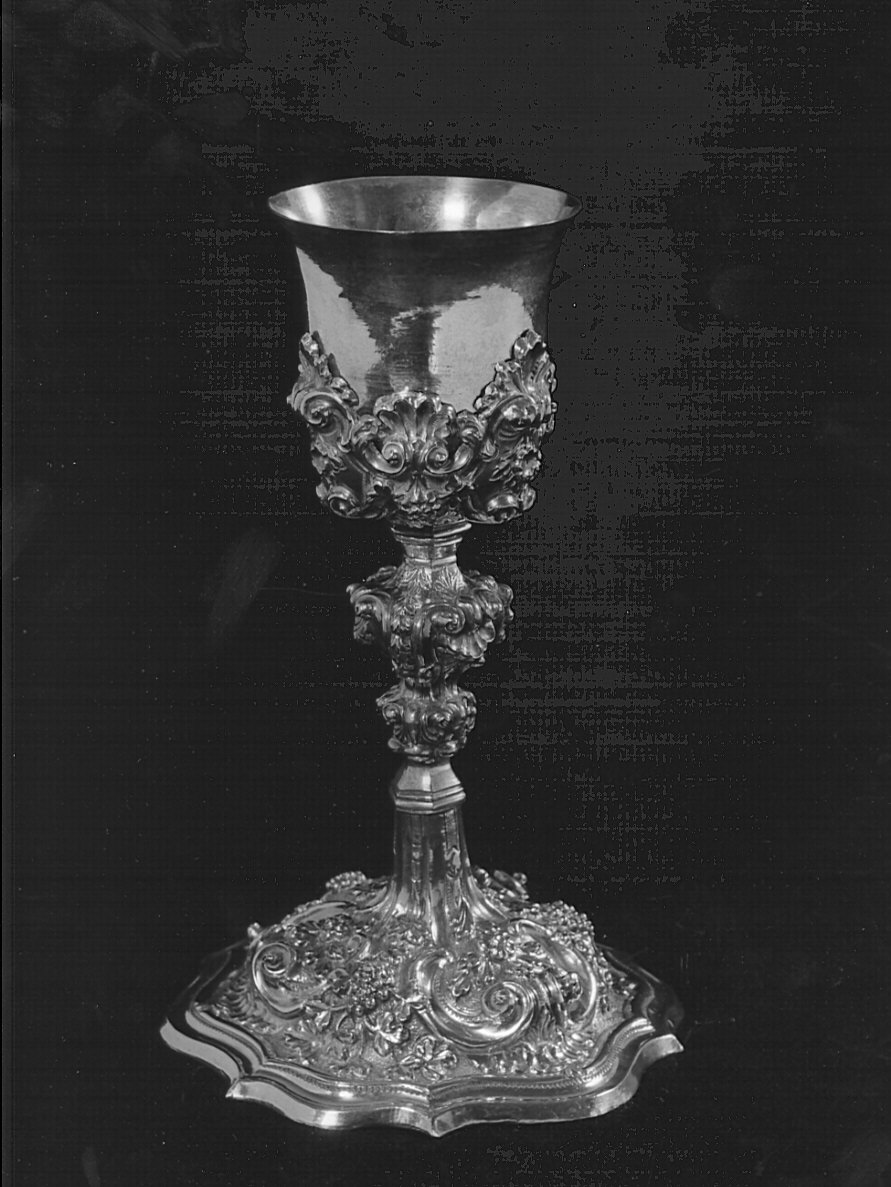 calice, opera isolata - bottega lombarda (prima metà sec. XVIII)