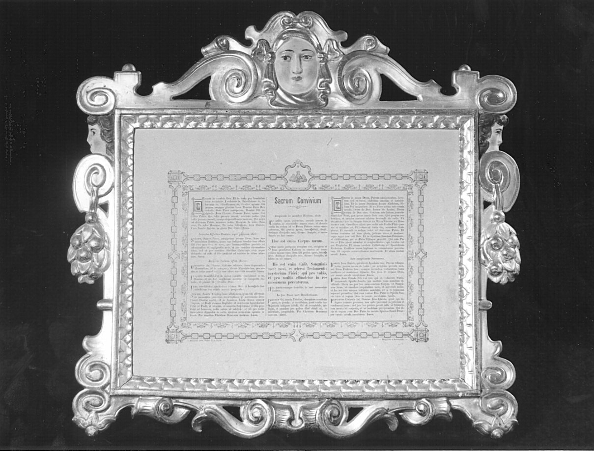 cartagloria, opera isolata - bottega bergamasca (prima metà sec. XVIII)