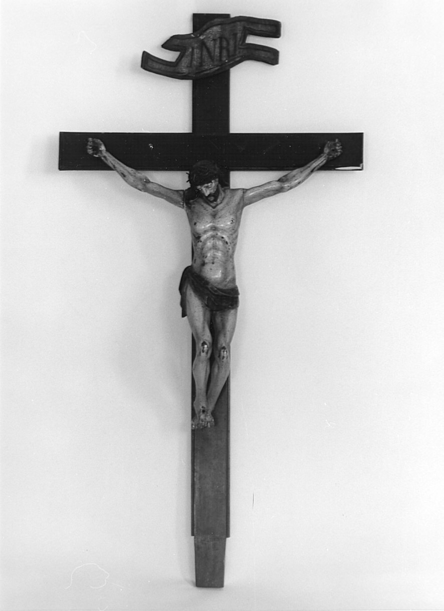 crocifisso, opera isolata - bottega bergamasca (prima metà sec. XVIII)