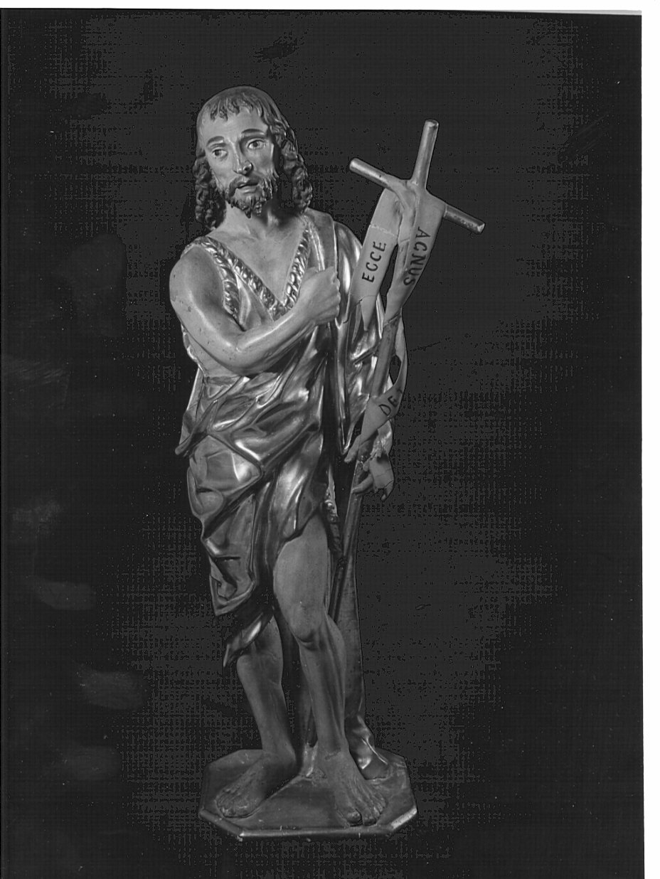 San Giovanni Battista (scultura, opera isolata) - bottega bergamasca (seconda metà sec. XVIII)