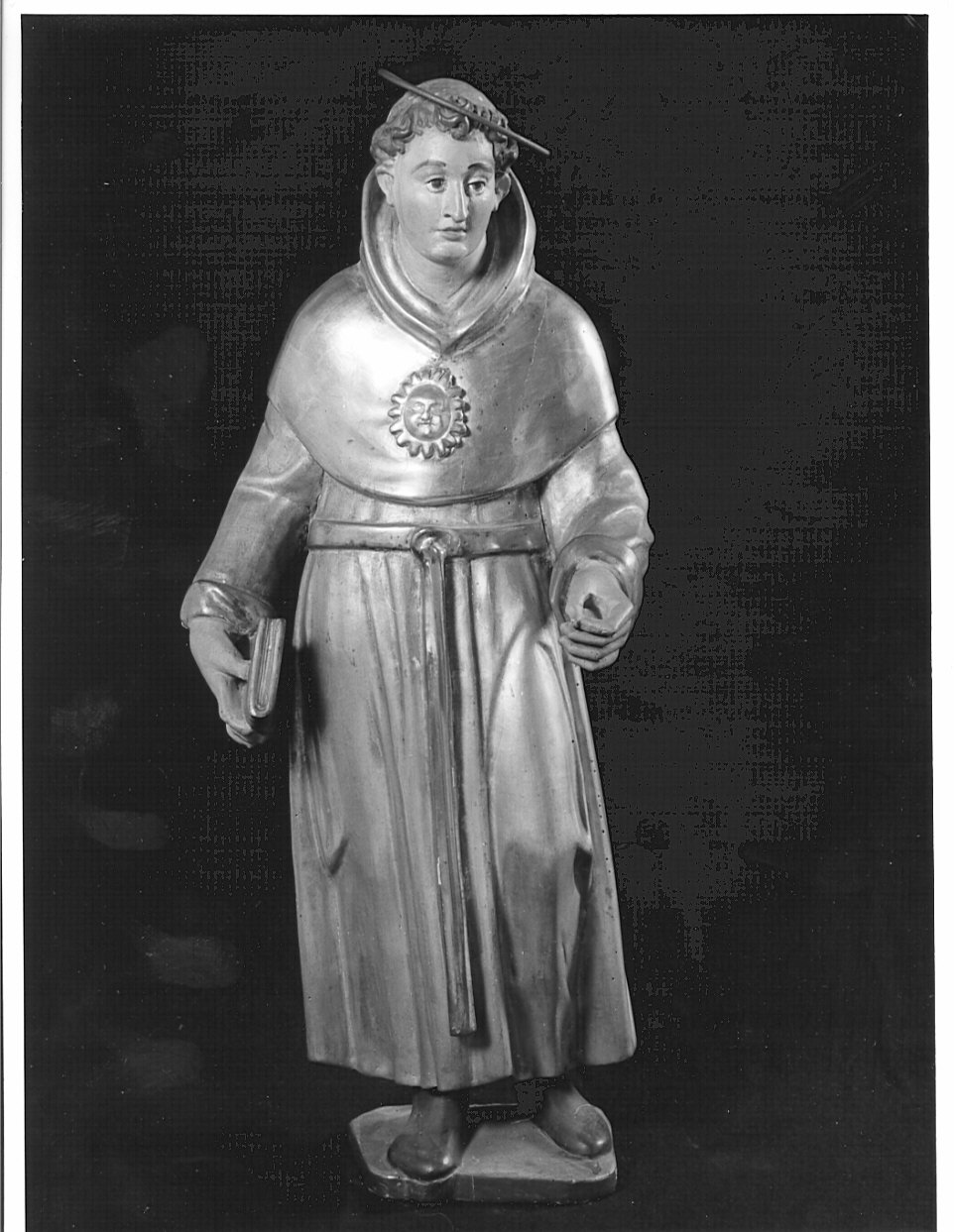 Sant'Antonio da Padova (scultura, opera isolata) - bottega bergamasca (seconda metà sec. XVIII)