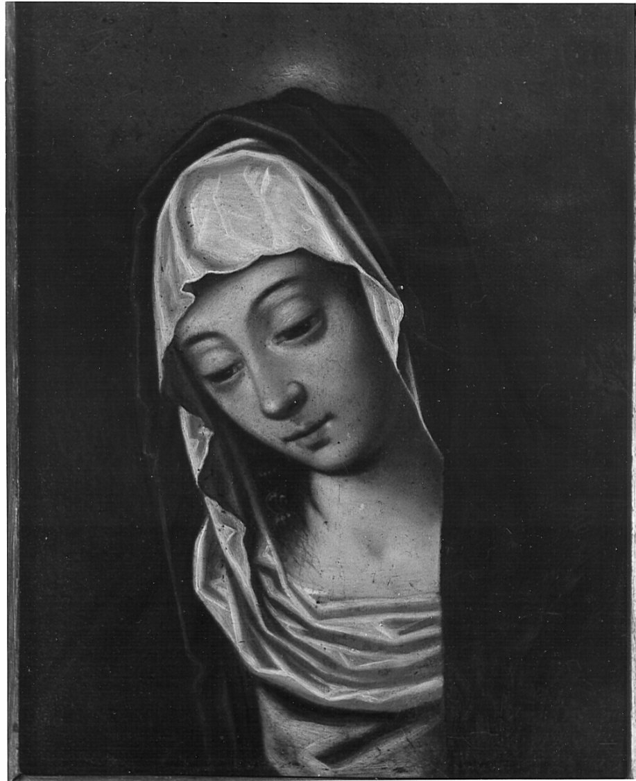 Madonna (dipinto, opera isolata) - ambito bergamasco (seconda metà sec. XVII)