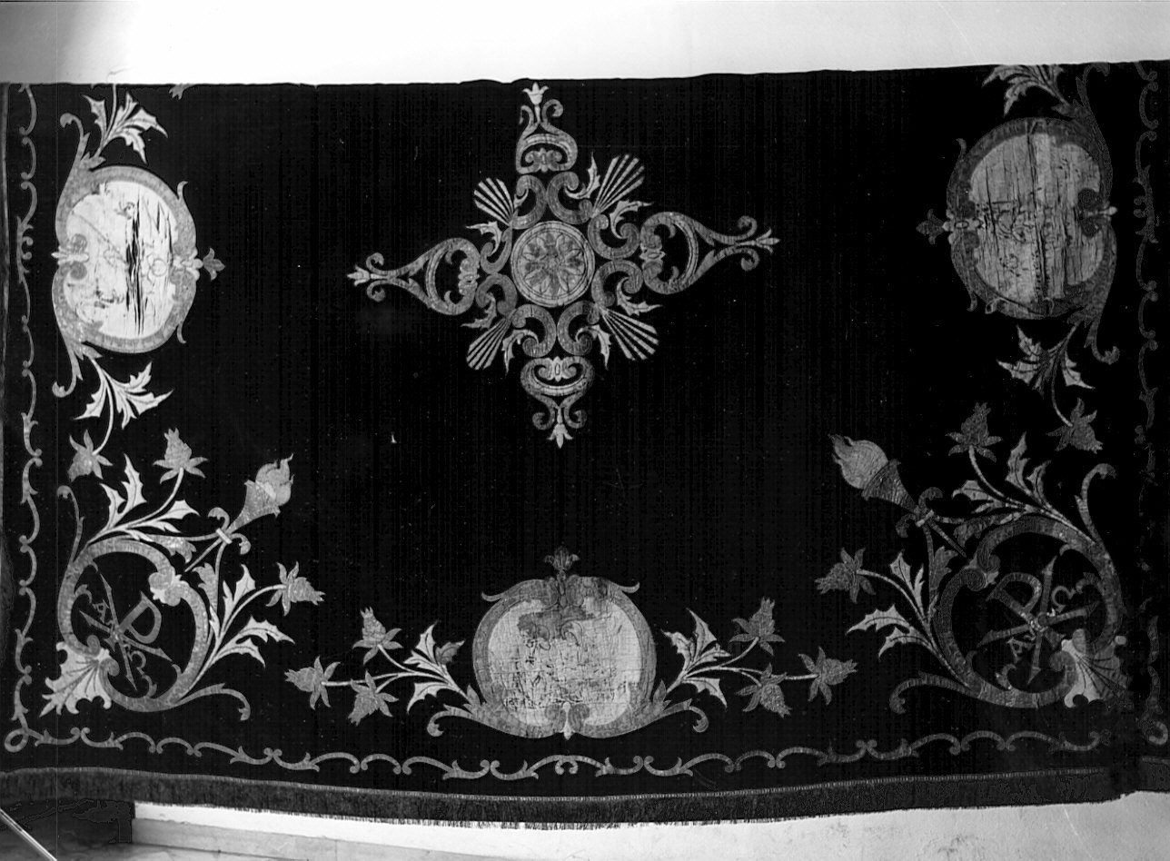 coltre del catafalco, opera isolata - manifattura lombarda (secc. XIX/ XX)