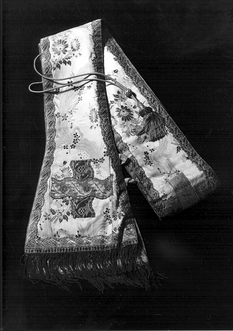 stola, opera isolata - manifattura lombarda (sec. XIX)