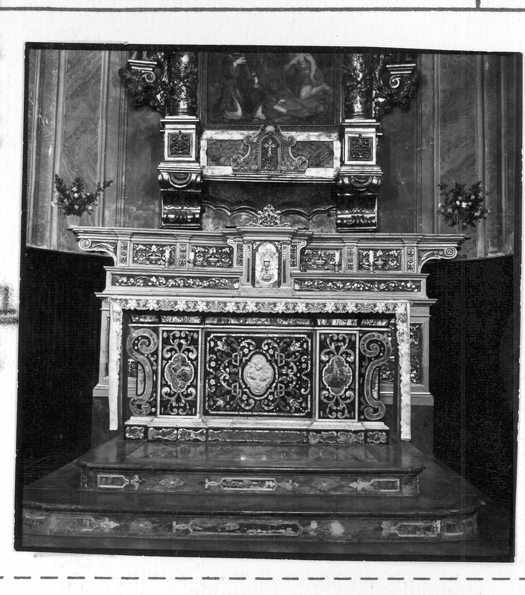 altare, opera isolata - bottega bresciana, bottega bergamasca (sec. XVII)