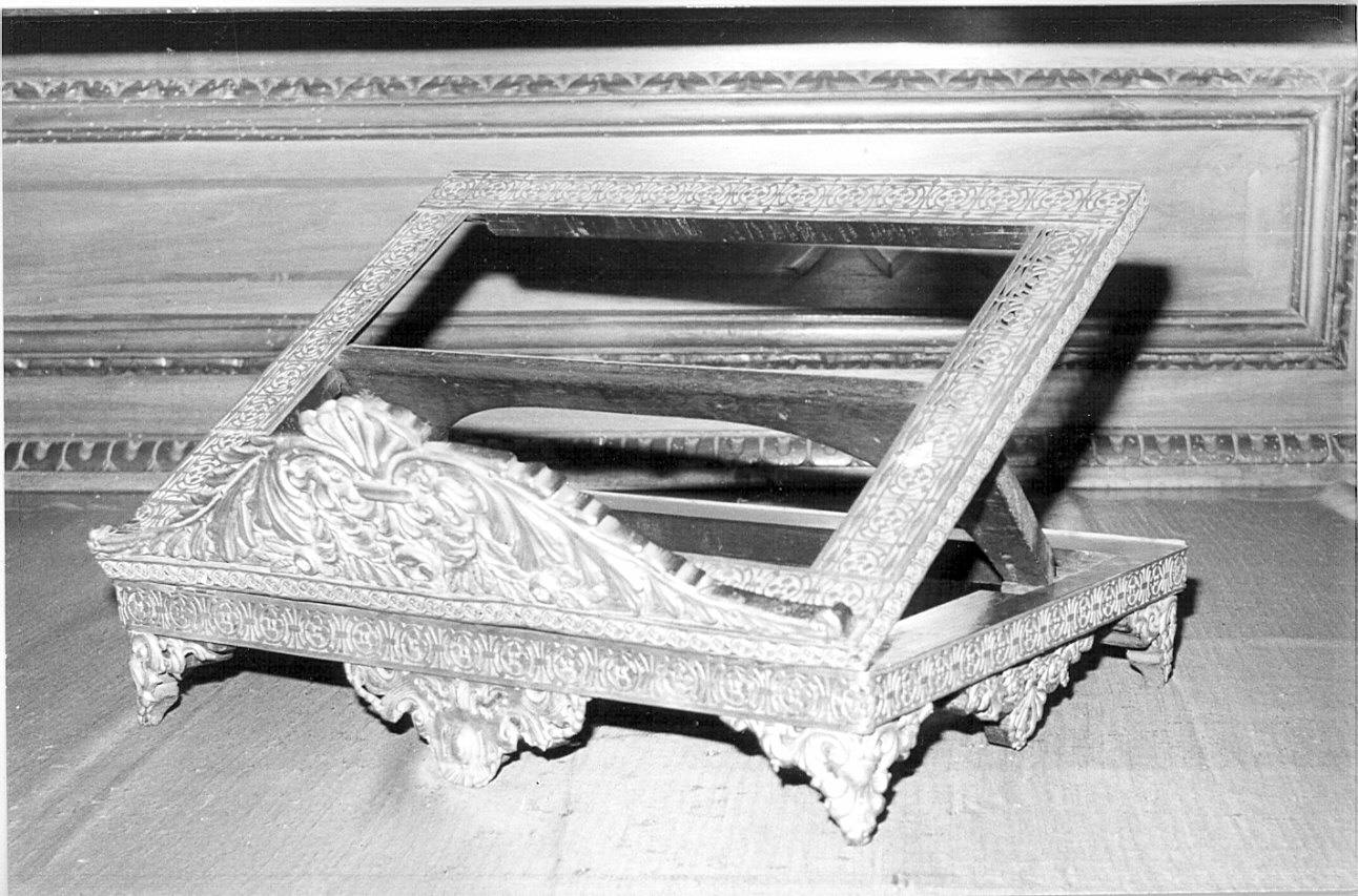 leggio d'altare, opera isolata - bottega italiana (inizio sec. XIX)