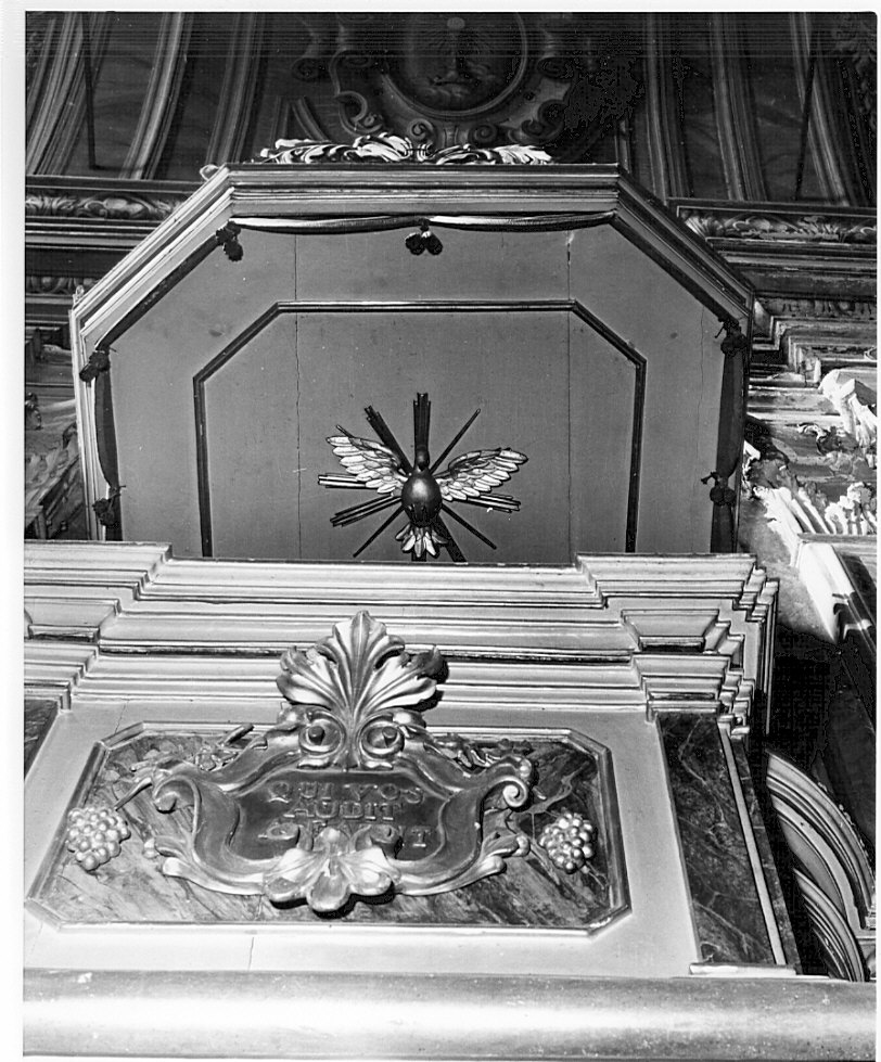 pulpito, opera isolata - bottega italiana (prima metà sec. XIX)