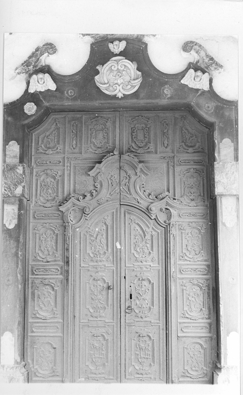 portale, opera isolata - bottega italiana (metà sec. XVIII)
