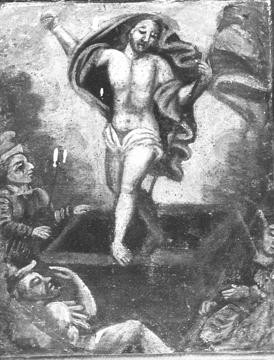 resurrezione di Cristo (dipinto, elemento d'insieme) - ambito lombardo (sec. XVIII)