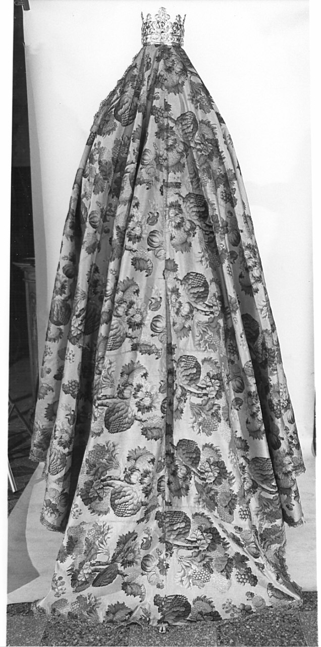 mantello di statua, opera isolata - manifattura francese (secondo quarto sec. XVIII)