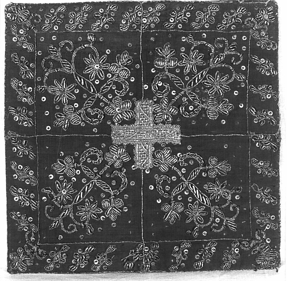 borsa del corporale, opera isolata - manifattura italiana (fine/inizio secc. XVI/ XVII)