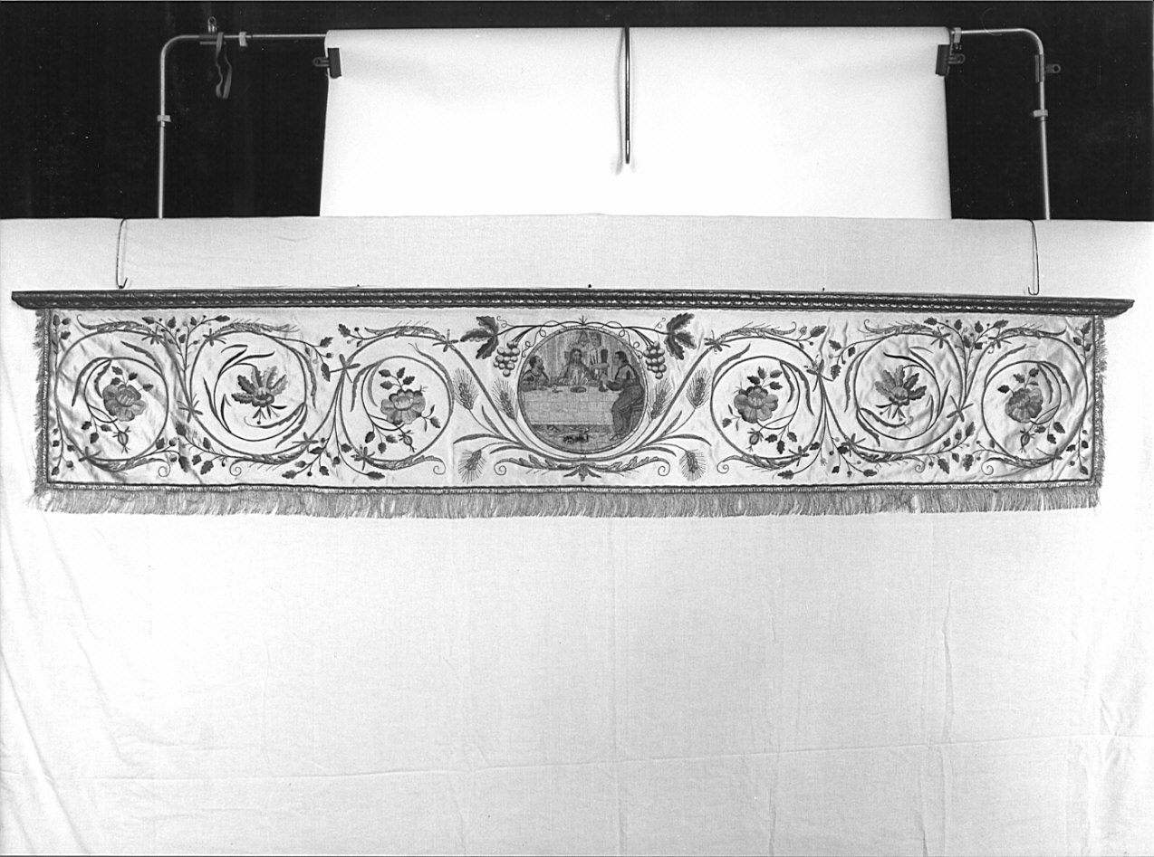 baldacchino processionale, opera isolata - manifattura lombarda (metà sec. XIX, sec. XX)