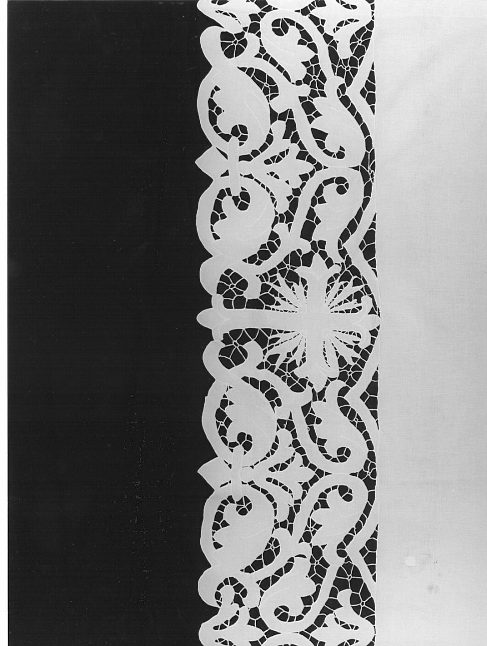 tovaglia d'altare, coppia - manifattura italiana (inizio sec. XX)