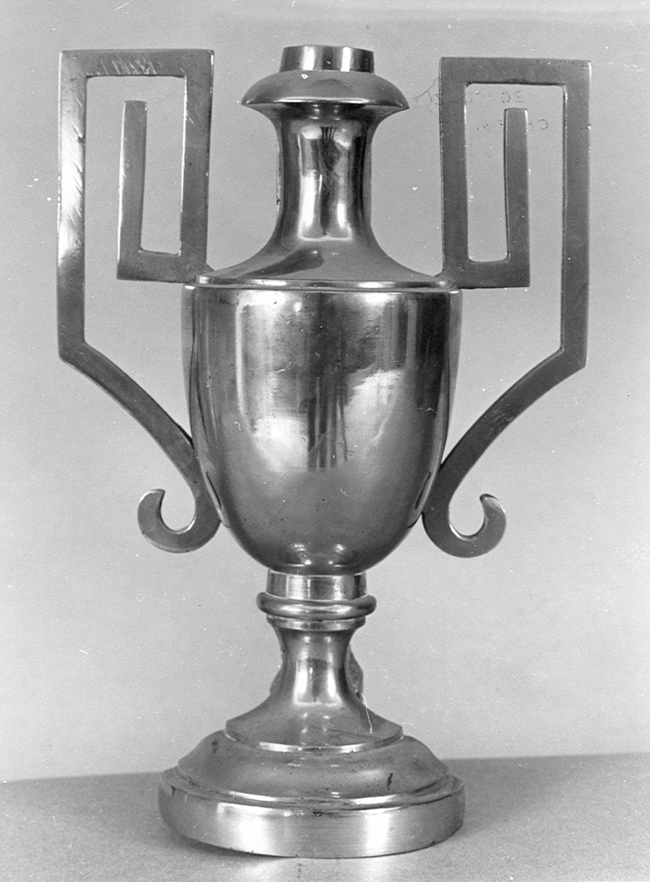 vaso d'altare con composizione floreale, serie - bottega lombarda (sec. XIX)