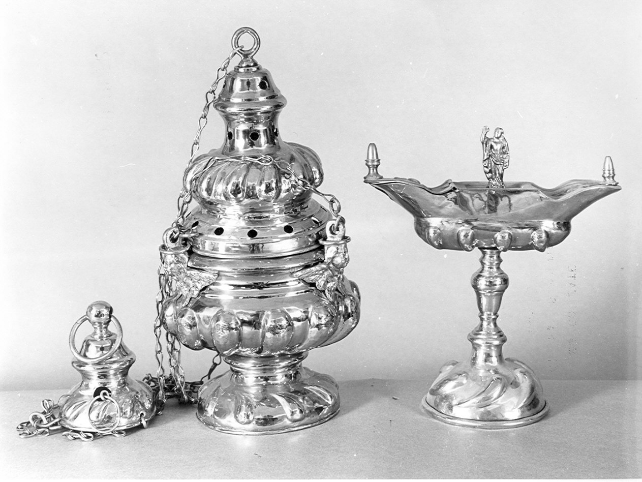 servizio per incensazione, insieme - bottega lombarda (sec. XIX)