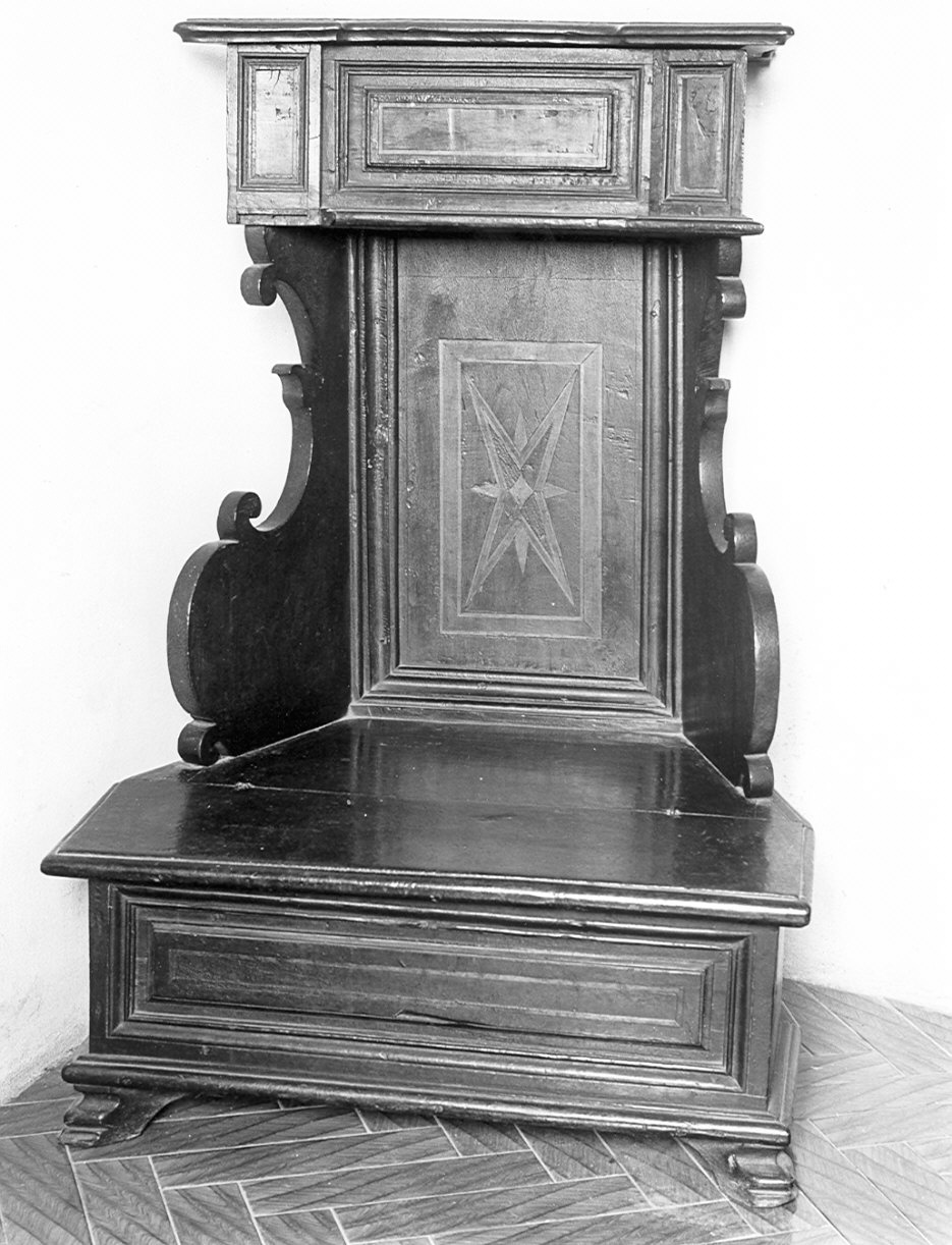 inginocchiatoio, coppia - bottega lombarda (sec. XVII)