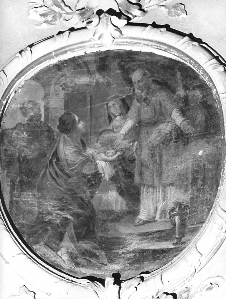 presentazione di Gesù al tempio (dipinto, elemento d'insieme) - ambito bergamasco (secc. XVII/ XVIII)