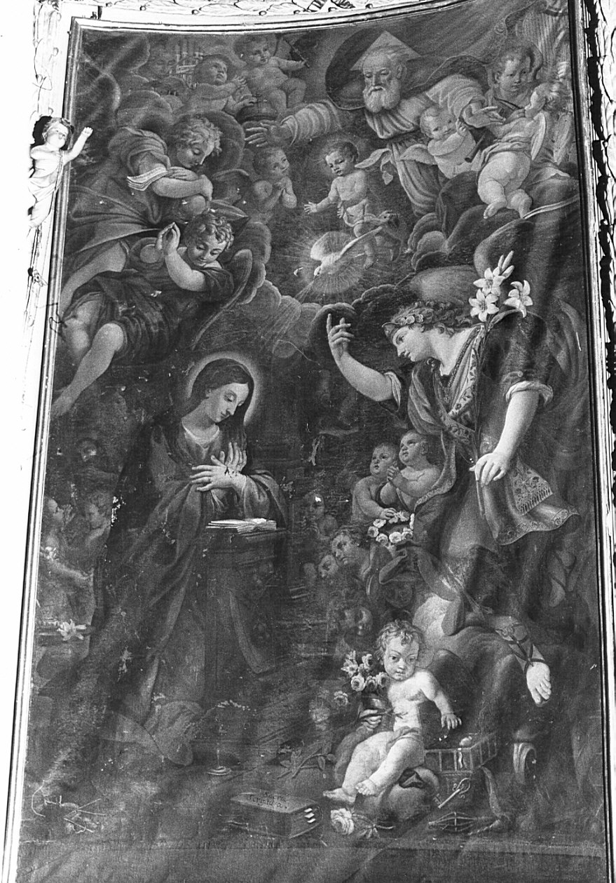 Annunciazione (dipinto, opera isolata) - ambito lombardo (sec. XVIII)