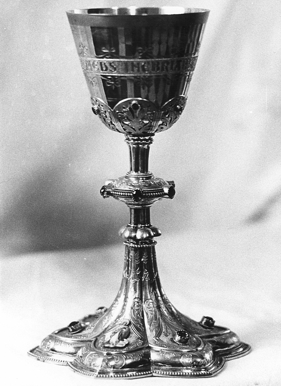 calice, opera isolata - bottega lombarda (seconda metà sec. XIX)