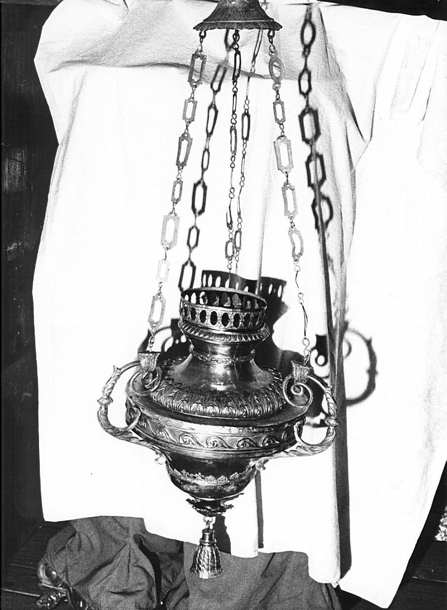 lampada pensile, serie - bottega lombarda (sec. XIX)